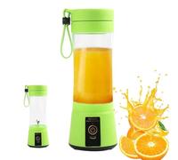 Taza exprimidora, botella mezcladora de frutas,Licuadora eléctrica exprimidora portátil de 400 ml - Batidora de cocina con cuchillas de acero inoxidable para camping, comida campestre, hogar, trabajo,
