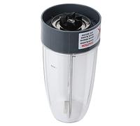 Taza exprimidora de 32OZ, soporte cruzado para procesador de alimentos con cuchilla cruzada extractora para Nutribullet 600W 900W para batidora