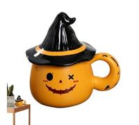 Taza fantasma de Halloween, tazas de café fantasma - Taza fantasma de café de Halloween,Tazas fantasmas de cerámica Taza fantasma con tapa, tazas divertidas y para los amantes del café