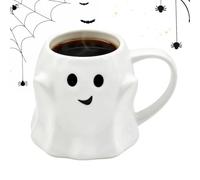 Taza Fantasma Halloween 414 ml Cerámica Siniestra Coleccionable Recipiente | Taza de Café Tema Fantasma Halloween Para Chocolate Cerveza Té Hogar Cafetería Fiesta Dormitorio