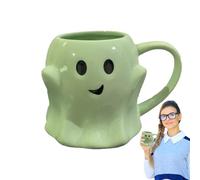 Taza Fantasma, Taza Fantasma De Cerámica De 440ml, Tazas De Té Para Cocina Rutina Diaria Noche De Juegos Universitarios Reuniones De Club De Lectura Fiesta Hogar Habitación De Residencia