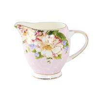 Taza for espumar leche, jarra de café, 1 tanque de leche de porcelana, accesorios for té de la tarde, artículos for beber, arte latte, jarra, jarra de leche(Pink300ml)