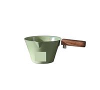 Taza for espumar leche, jarra de café, 1 taza medidora de acero inoxidable, taza for extracto de café, taza for líquido, taza de café de una onza, jarra de leche, taza de leche de 100 ml(Green)