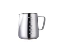 Taza for espumar leche, jarra de café, 2 piezas de 350/550 ml, taza de acero inoxidable con forma de flor for café expreso, jarra for café latte, jarra artesanal