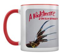 Taza Freddy Krueger Asomándose Pesadilla En Elm Street Cerámica 320 Mls