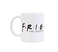Erik Taza Friends Logo Serie – Taza cerámica 350 ml para desayuno, té y café – Licencia oficial