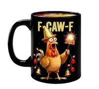 Taza genérica con diseño de pollo - Taza de cerámica de animales de dibujos animados - Tazas de café al gallo, para los hombres, los jóvenes, los amigos, la mama, la señora la cocina, las vacaciones