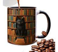 Taza genérica de cerámica café | Anti-deslizante Tema - Taza Literaria De Cerámica | Para Casa Camping Dormitorio Hotel Apartamento Té Leche Aficionados De Los Animales Escritores Apasionados
