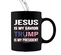 Taza genérica, Jesús es mi taza de salvador, gran taza de café de cerámica de té de fantasía para el día del padre, cumpleaños, gran idea de regalo