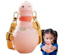 Taza genérica Milk Sippy de dibujos animados botella de bebida, 5,51 x 2,95 x 2,95 pulgadas, diseño portátil de agua, dibujos animados, dibujos animados lindo Spill Proof, Kids Travel Bottle for Home,