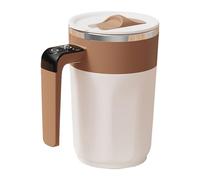 Taza genérica Self Stirring - 400 ml recargable automática para mezclar con Lid, Electric Coffee Cup Built-in LCD - for Home Office Kitchen Bar Cocoa Honey Birthday Christmas Women Men