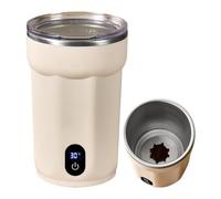 Taza genérica Self Stirring - Recargable Magnetic Digital Display | High Speed Magnetic Stirring Coffee Mug,for Milk Juice Tea Cocoa Home Office Dorm Travel Outdoor Camping Hiking