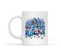 Taza Geología De Rocas Geólogos Coleccionistas De Minerales Sí, Realmente Todas Estas Rocas Elegancia Taza De Café De Cerámica Con Asa Taza De Porcelana Para Espresso Recuerdos Leche