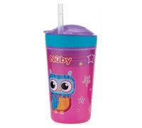 Taza Gourmet Nuby Búho Rosa 270ml
