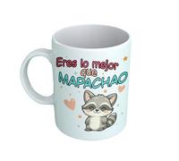 Taza Graciosa de Mapache “Eres lo Mejor que Mapachao” Mapachionas - Taza de Cerámica 350 ml - Regalo Original para Parejas, Aniversario y San Valentín