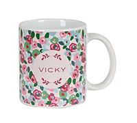 Taza Grande de Cerámica VMB Rosebloom, 80x95 mm