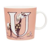 Taza grande Mumin-ABC 0.4L Alphabet U 2025