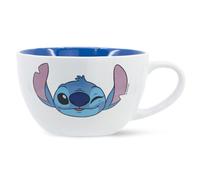 Taza grande Stitch Disney de cerámica, tazón cuenco para desayuno de 740 ml para niños