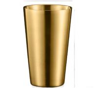 Taza gruesa de acero inoxidable martillada de doble capa con sello al vacío para una retención prolongada del frío caliente en varios ajustes (T)