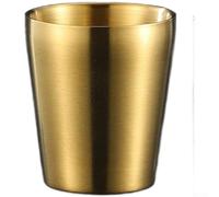 Taza gruesa de acero inoxidable martillada de doble capa con sello al vacío para una retención prolongada del frío caliente en varios ajustes (Q)