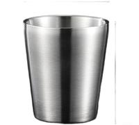 Taza gruesa de acero inoxidable martillada de doble capa con sello al vacío para una retención prolongada del frío caliente en varios ajustes (M)