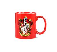 Taza Harry Potter Gryffindor Escudo - Cerámica 400 ml para Desayuno, Té, Café - Regalos - Licencia Oficial