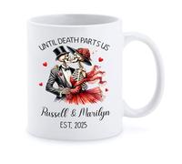 Taza Hasta Que La Muerte Nos Separe Tazas De Café Personalizada Coffee Mug Premium Tazas Para Cocina Regalo Hogar 330Ml