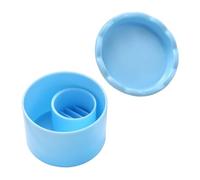 Taza higiénica para lavar las uñas con diseño de varias capas, fácil limpieza para una eliminación eficiente de brillo y almacenamiento de herramientas de limpieza