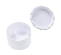 Taza higiénica para lavar las uñas con diseño de varias capas, fácil limpieza para una eliminación eficiente de brillo y almacenamiento de herramientas de limpieza