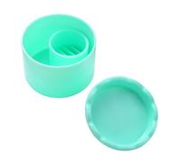 Taza higiénica para lavar uñas con diseño de varias capas, fácil limpieza para una eliminación eficiente de brillo y almacenamiento de cepillo de uñas