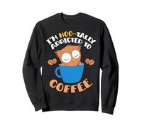 Taza Im Hoo Tally Addicted to Coffee, con Forma de búho Sudadera