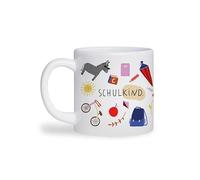 Taza infantil de 180 ml, plástico sin BPA, extra ligera y resistente a la rotura, vajilla infantil con diseño de inicio escolar, regalo para la escuela primaria