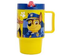 Taza infantil de plástico con tapa de 530 ml de La Patrulla Canina