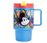 Taza infantil de plástico con tapa de 530 ml de Mickey