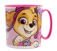 Taza infantil de plástico reutilizable para microondas de 390 ML de La Patrulla Canina Chicas