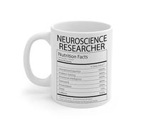 Taza Información Nutricional De Los Investigadores En Neurociencia Tazas Únicas Tazas De Café Premium Coffee Mug For Cocina Regalo Oficina 330Ml