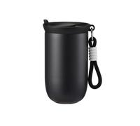 Taza isotérmica de acero inoxidable 316, elegante para la oficina (2026), taza de viaje con tapa y asa, 380 ml, portátil y reutilizable