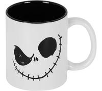 Pesadilla Antes de Navidad Face-Taza, Negro, 13 x 9.5 cm