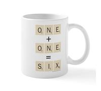 Taza Juego De Ortografía Uno Más Uno Seis Tazas De Café Elegante Taza De Cerámica Premium Tazas Para Hogar Cocina Oficina 330Ml