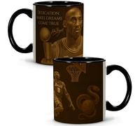 Taza Kobe Leyendas del Deporte. Tazas Desayuno. Dia del padre Regalos Originales para Amigo Invisible. Colección Única Leyendas. Taza 330ml. Kobe