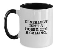 Taza La Genealogía No Es Un Pasatiempo, Es Una Vocación Coffee Mug Premium Tazas Únicas Tazas De Café For Oficina Hogar Cocina 330Ml