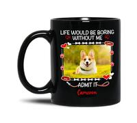 Taza La Vida Sería Aburrida Sin Mí. Tazas Personalizada Taza De Cerámica Funny Mug Para Cocina Hogar Oficina 330Ml