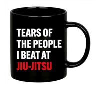 Taza Lágrimas De La Gente A La Que Vencí En Jiu-Jitsu. Regalo Para Practicante De Jiu-Jitsu. Mug Personalizada Tazas De Café Cerámica Para Cocina Regalo Hogar 330Ml
