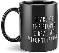 Taza Lágrimas De La Gente A La Que Vencí En Levantamiento De Pesas Tazas Premium Taza De Cerámica Personalizada Coffee Mug Para Cocina Hogar Oficina 330Ml
