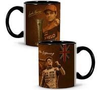 Taza Lando Leyendas del Deporte. Tazas Desayuno. Dia del padre Regalos Originales para Amigo Invisible. Colección Única Leyendas. Taza 330ml. Lando