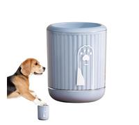 Taza limpiadora de patas de perro - Lindo limpiador de pies con barro | Cepillo de limpieza suave portátil para mascotas, accesorios para perros medianos
