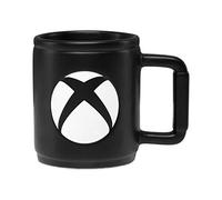 Taza logo XBOX - Producto oficial, taza de cerámica para bebidas calientes, acabado negro mate, regalo original para gamers, 400ml