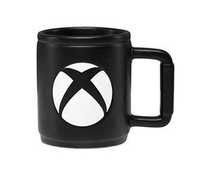 Taza logo XBOX - Producto oficial, taza de cerámica para bebidas calientes, acabado negro mate, regalo original para gamers, 400ml