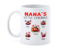 Taza Los Pequeños Bichitos Del Amor De La Abuela Tazas De Café Personalizada Coffee Mug Premium Tazas Para Oficina Hogar Regalo 330Ml