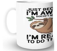 Taza Los Perezosos Acaban De Despertar Tazas Funny Coffee Mug Premium Mug For Regalo Hogar Desayuno 330Ml